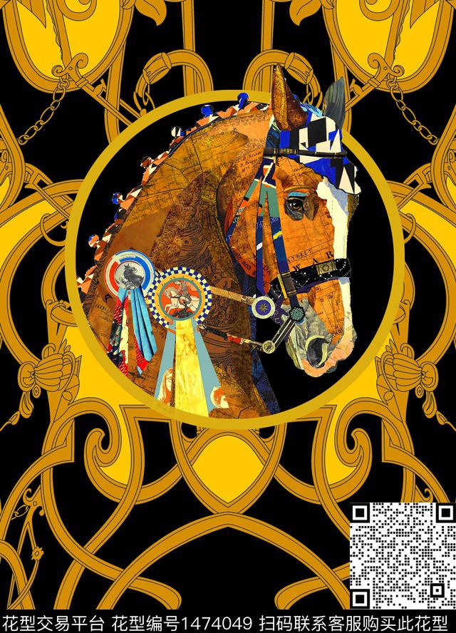 链条动物VERSACE数码印花华亿平台下载（图片编号: 1474049） - 瓦栏（Walan）