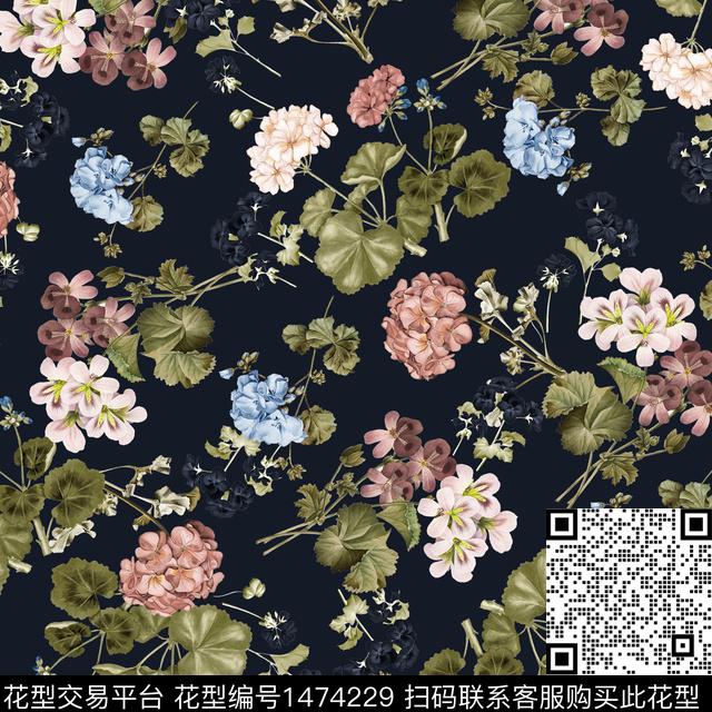 大牌风小碎花2022秋冬数码印花华亿平台下载（图片编号: 1474229） - 瓦栏（Walan）