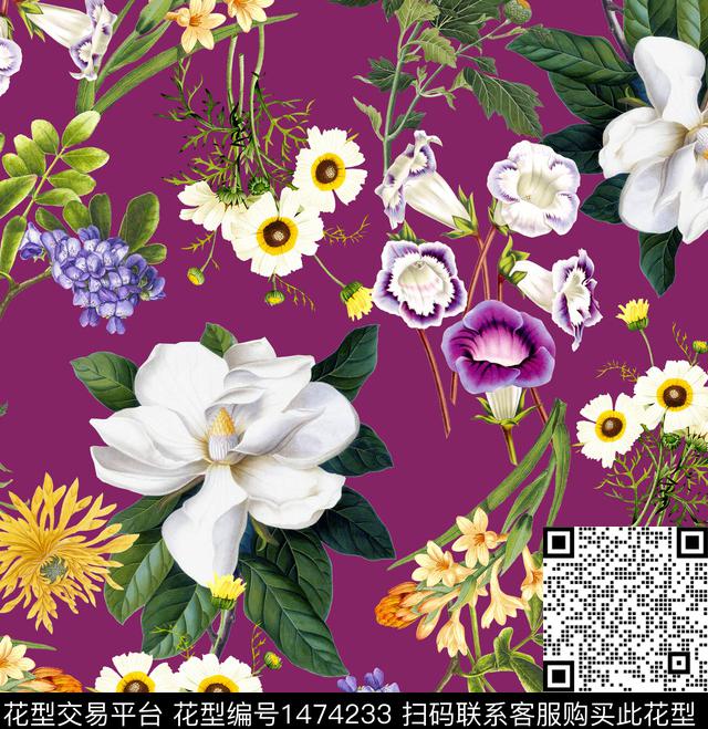 大牌风Oscardela2022秋冬数码印花华亿平台下载（图片编号: 1474233） - 瓦栏（Walan）