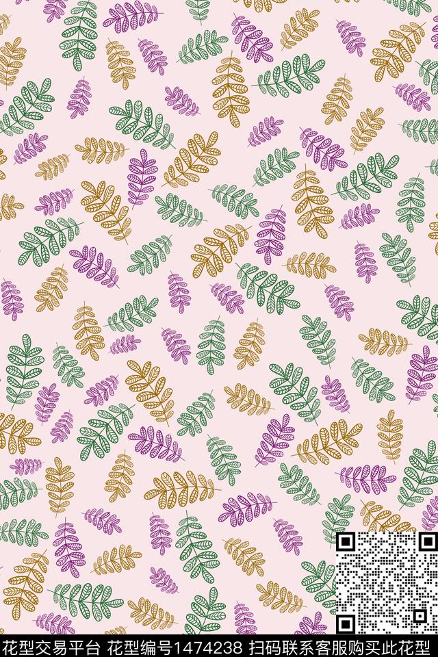 年轻女性大牌风趣味数码印花华亿平台下载（图片编号: 1474238） - 瓦栏（Walan）