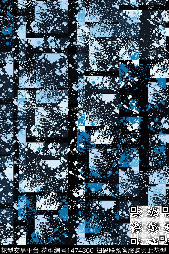 抽象男装户外家居服传统印花华亿平台下载（图片编号: 1474360） - 瓦栏（Walan）