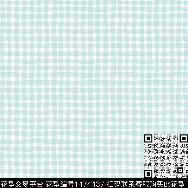 几何格子时尚传统印花华亿平台下载（图片编号: 1474437） - 瓦栏（Walan）