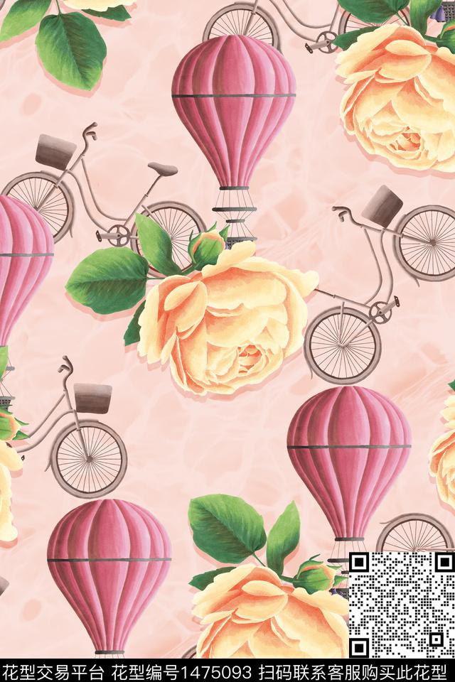 花卉春夏华亿平台肌理底纹数码印花华亿平台下载（图片编号: 1475093） - 瓦栏（Walan）