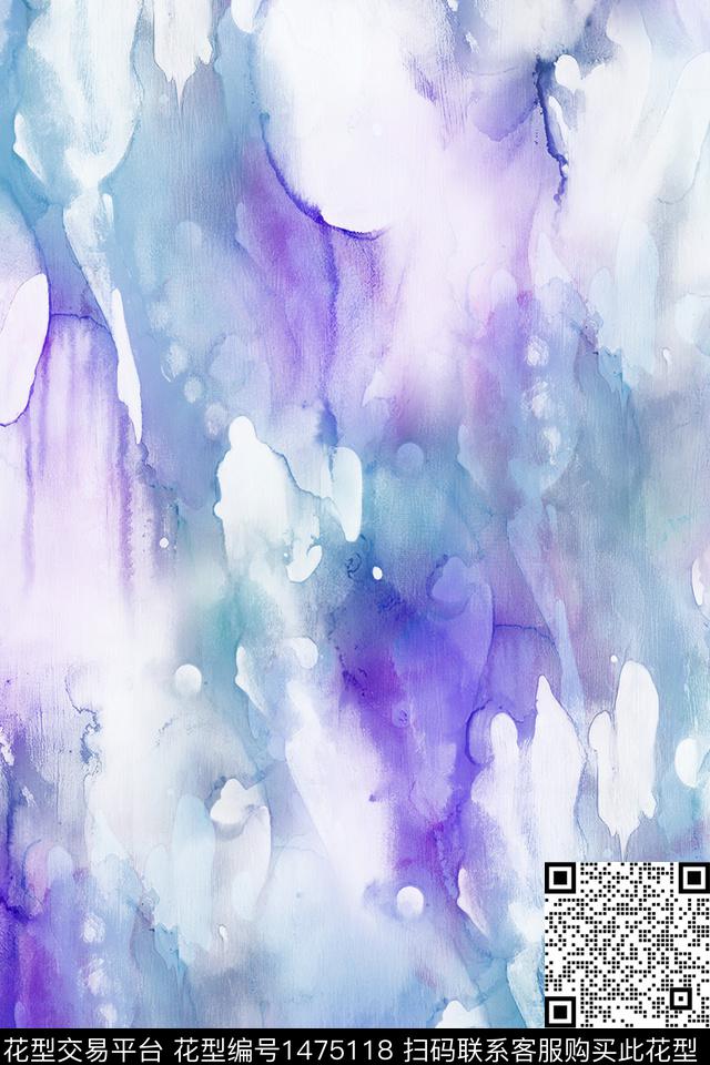 肌理小清新真丝数码印花华亿平台下载（图片编号: 1475118） - 瓦栏（Walan）