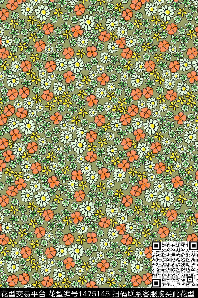 女装日本春夏华亿平台数码印花华亿平台下载（图片编号: 1475145） - 瓦栏（Walan）