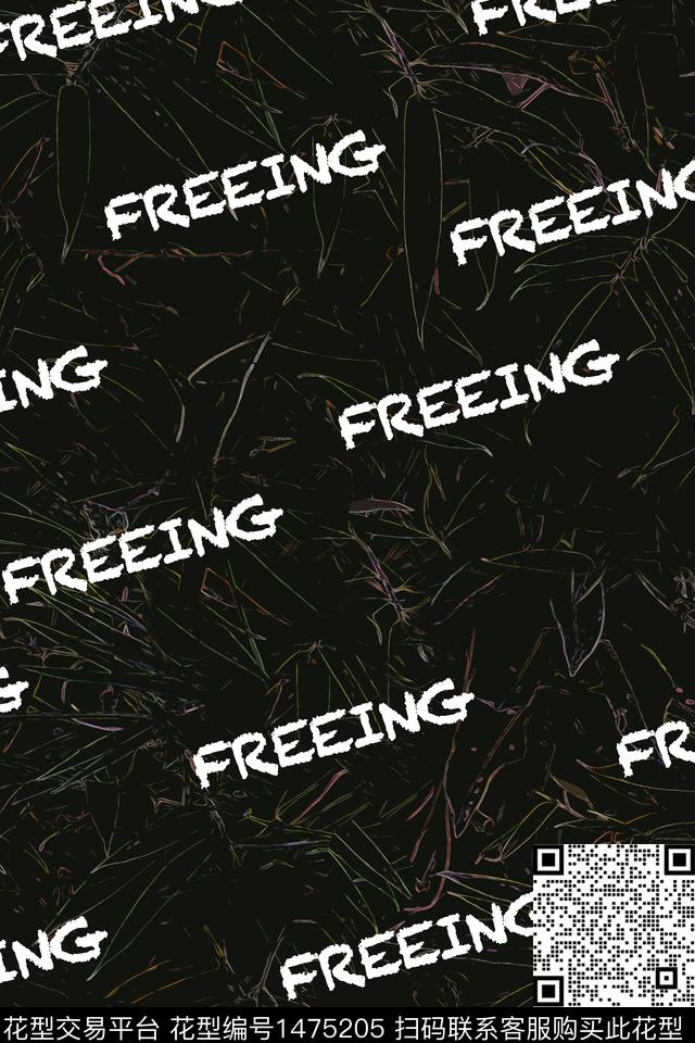 文字底纹日本数码印花华亿平台下载（图片编号: 1475205） - 瓦栏（Walan）