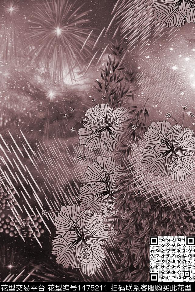 民族风花卉小碎花数码印花华亿平台下载（图片编号: 1475211） - 瓦栏（Walan）