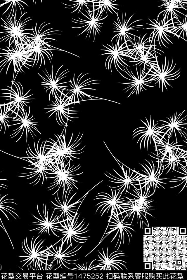 清爽底花卉花卉扇数码印花华亿平台下载（图片编号: 1475252） - 瓦栏（Walan）