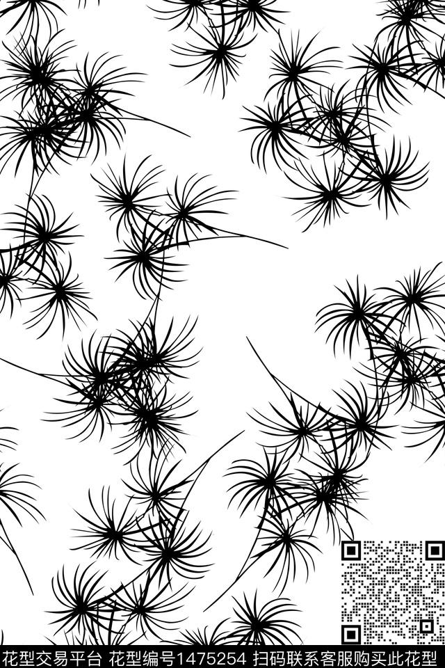 清爽底花卉花卉扇数码印花华亿平台下载（图片编号: 1475254） - 瓦栏（Walan）