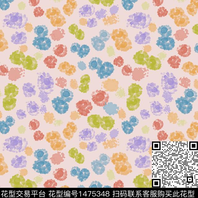童装花卉小碎花数码印花华亿平台下载（图片编号: 1475348） - 瓦栏（Walan）