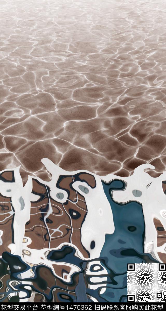 渐变审男装定位花数码印花华亿平台下载（图片编号: 1475362） - 瓦栏（Walan）