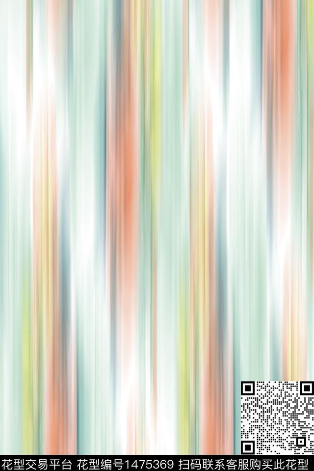 肌理水彩抽象花卉数码印花华亿平台下载（图片编号: 1475369） - 瓦栏（Walan）