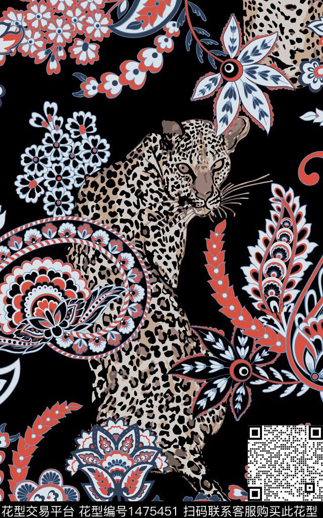 豹子女装佩斯利传统印花华亿平台下载（图片编号: 1475451） - 瓦栏（Walan）