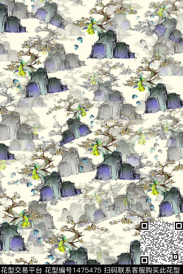 女装小碎花传统华亿平台数码印花华亿平台下载（图片编号: 1475475） - 瓦栏（Walan）
