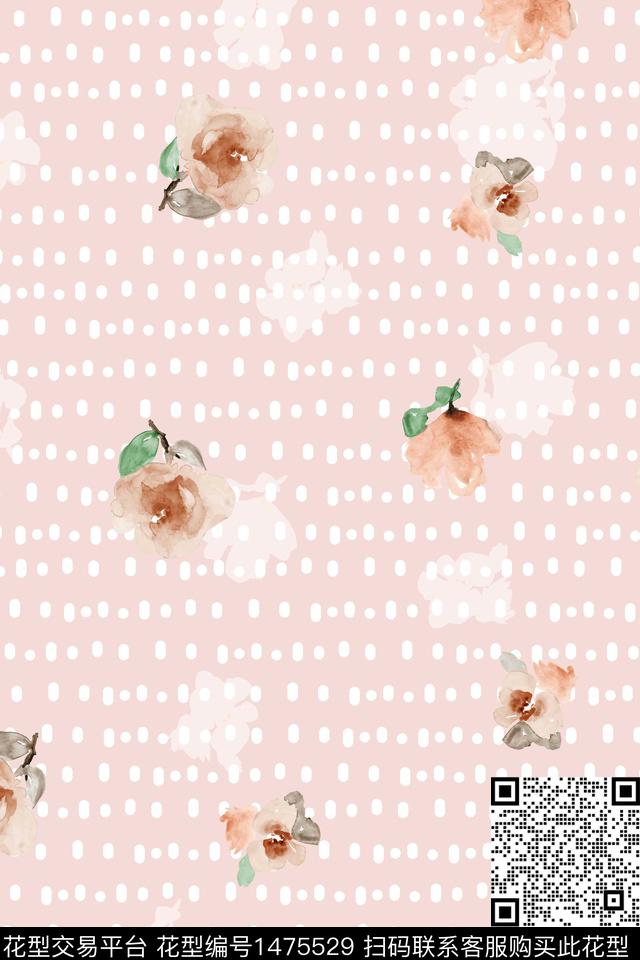 花卉春夏华亿平台大牌风数码印花华亿平台下载（图片编号: 1475529） - 瓦栏（Walan）