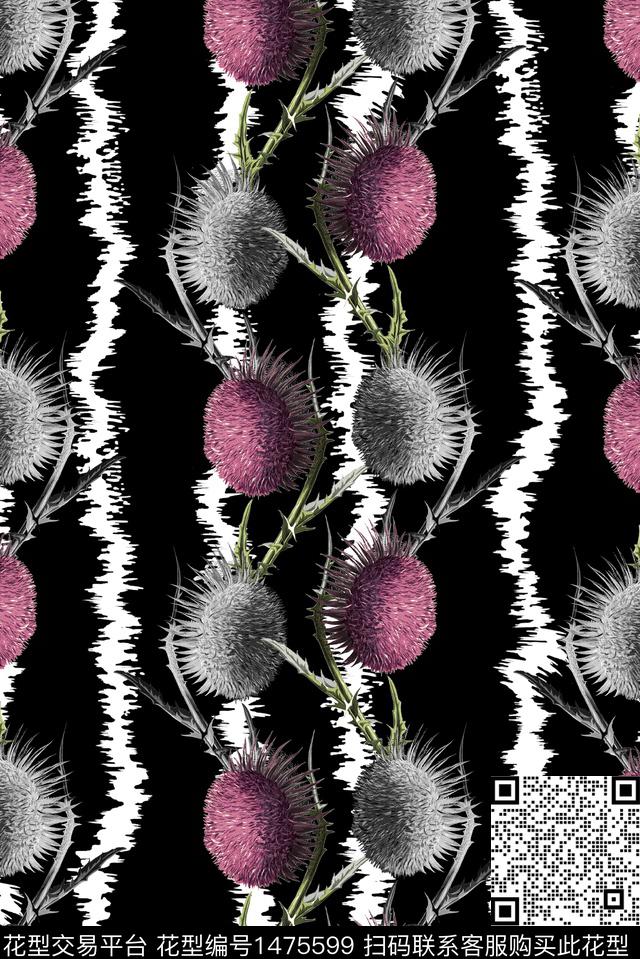 绿植树叶春夏华亿平台大牌风数码印花华亿平台下载（图片编号: 1475599） - 瓦栏（Walan）