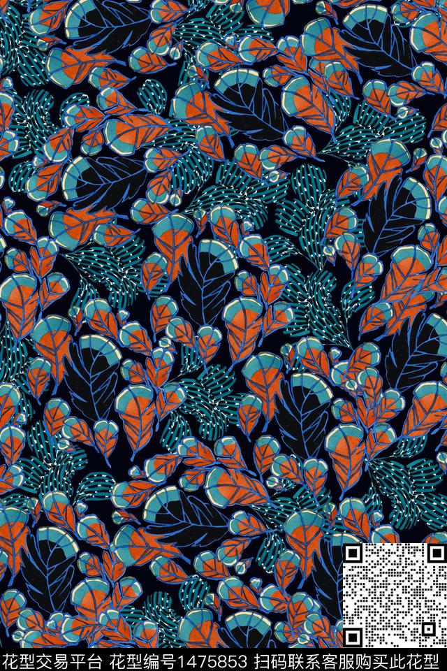 女装民族风大牌风数码印花华亿平台下载（图片编号: 1475853） - 瓦栏（Walan）