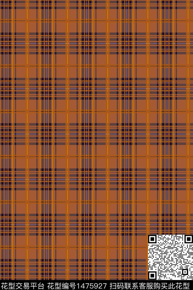 几何大牌风条纹格纹数码印花华亿平台下载（图片编号: 1475927） - 瓦栏（Walan）