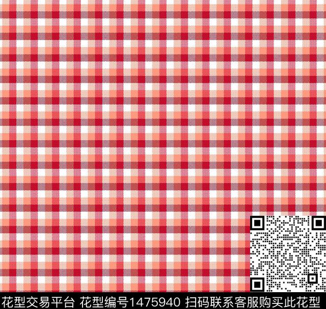 几何清爽底花卉条纹格纹传统印花华亿平台下载（图片编号: 1475940） - 瓦栏（Walan）