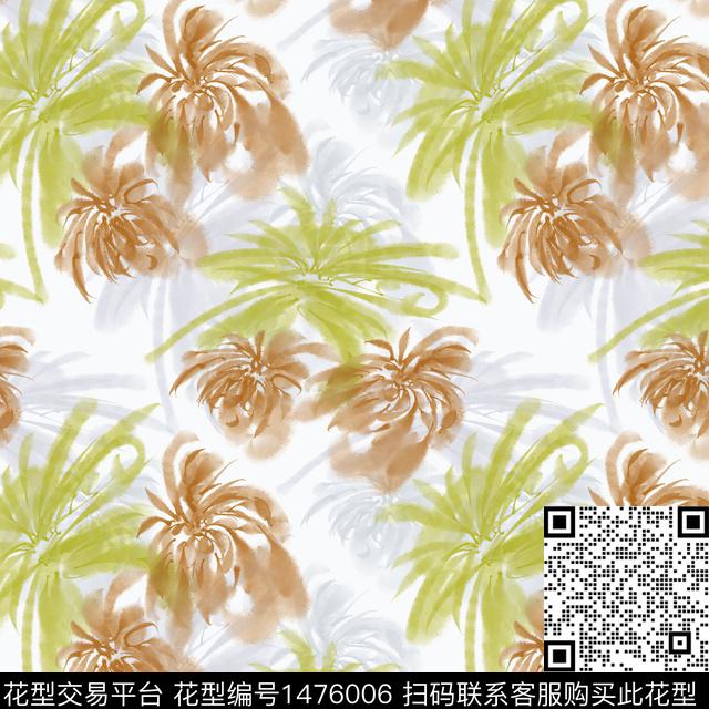 笔触手绘小碎花数码印花华亿平台下载（图片编号: 1476006） - 瓦栏（Walan）