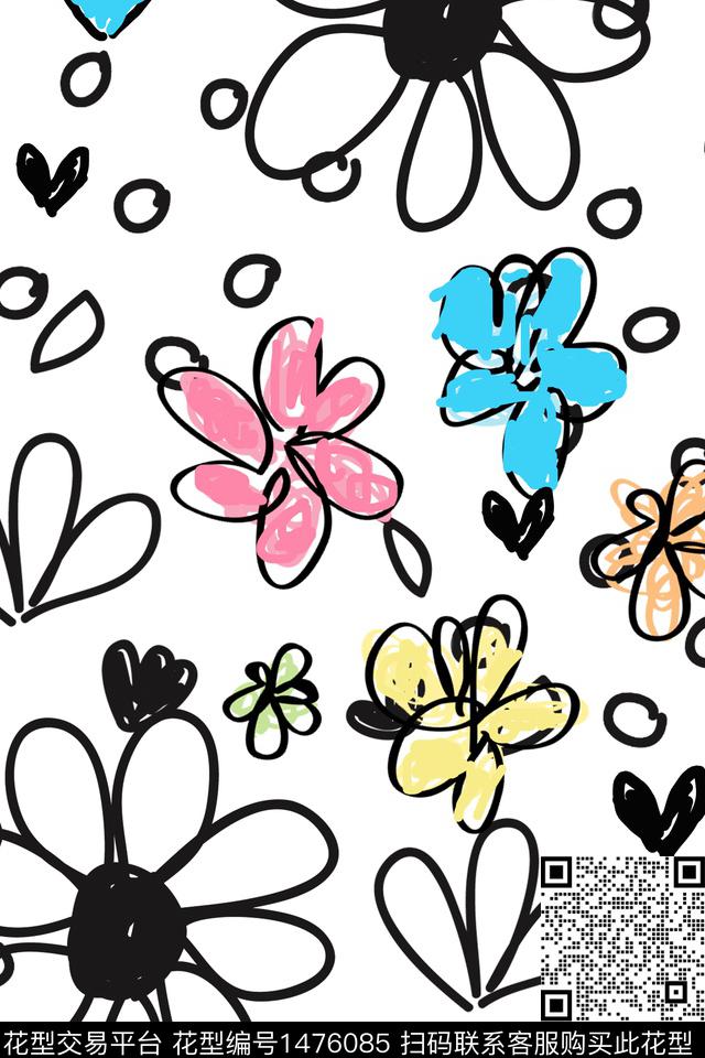 连衣裙爱心春夏华亿平台传统印花华亿平台下载（图片编号: 1476085） - 瓦栏（Walan）