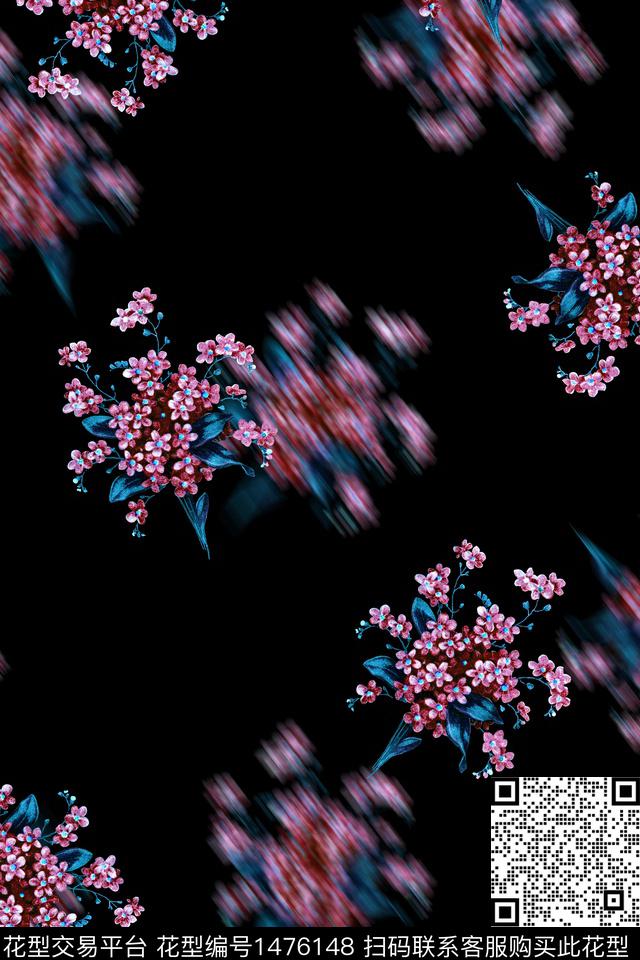 水彩绿植树叶大牌风数码印花华亿平台下载（图片编号: 1476148） - 瓦栏（Walan）