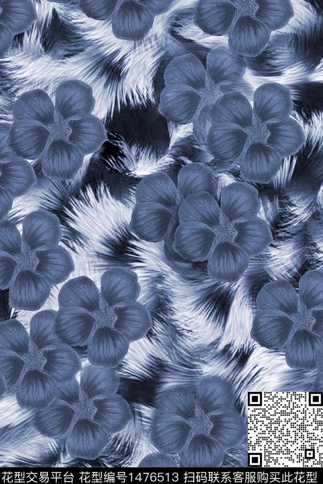 民族风花卉动物纹数码印花华亿平台下载（图片编号: 1476513） - 瓦栏（Walan）