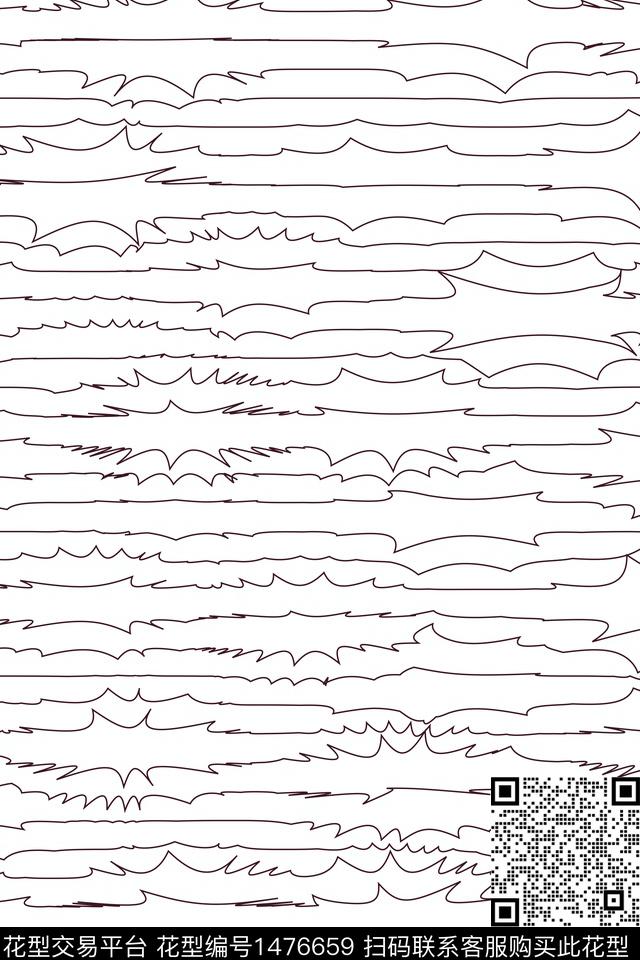 几何黑白华亿平台女装传统印花华亿平台下载（图片编号: 1476659） - 瓦栏（Walan）