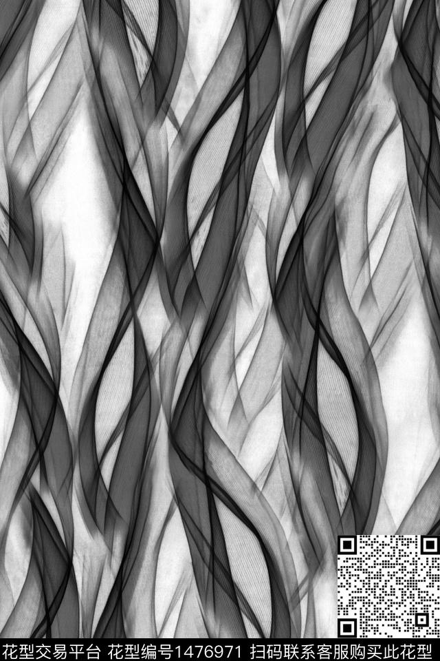 几何字母抽象男装数码印花华亿平台下载（图片编号: 1476971） - 瓦栏（Walan）