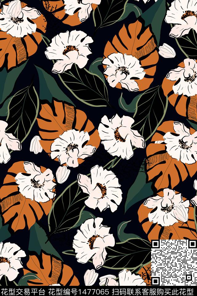 女装大牌风小碎花数码印花华亿平台下载（图片编号: 1477065） - 瓦栏（Walan）