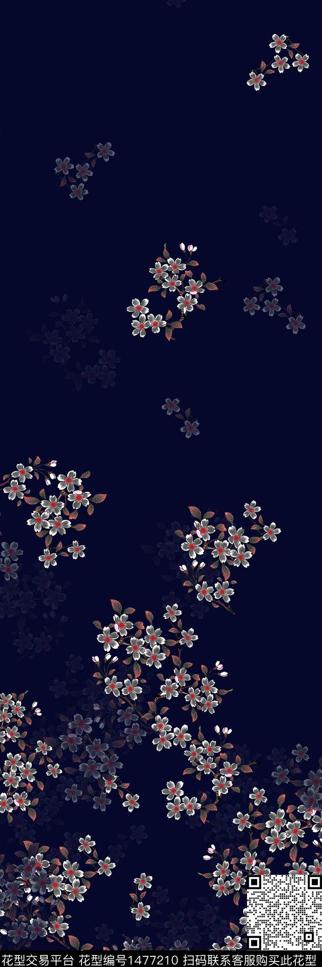 定位花香云纱真丝数码印花华亿平台下载（图片编号: 1477210） - 瓦栏（Walan）