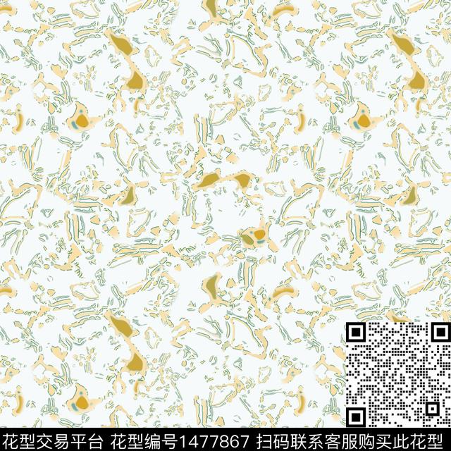 大牌风抽象肌理图案传统印花华亿平台下载（图片编号: 1477867） - 瓦栏（Walan）