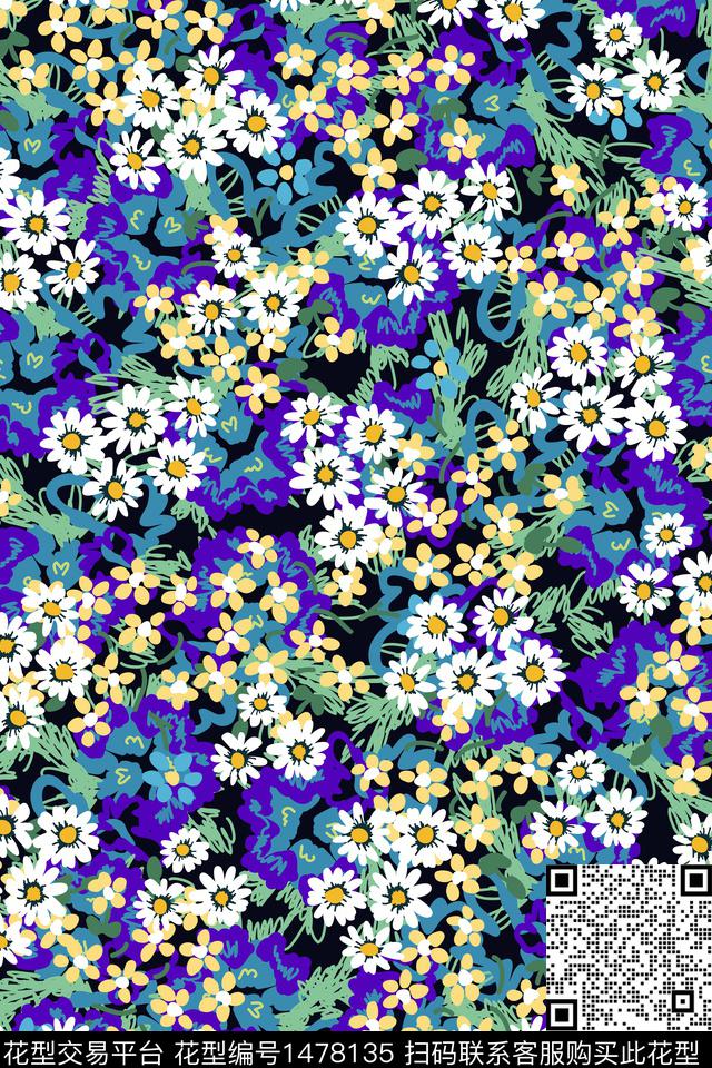 女装小碎花审数码印花华亿平台下载（图片编号: 1478135） - 瓦栏（Walan）