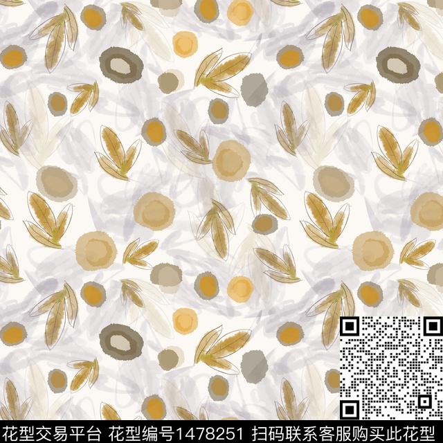 花卉手绘小碎花数码印花华亿平台下载（图片编号: 1478251） - 瓦栏（Walan）