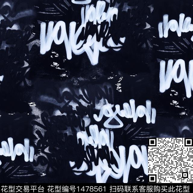 涂鸦DOLCEGABBANA大牌风数码印花华亿平台下载（图片编号: 1478561） - 瓦栏（Walan）