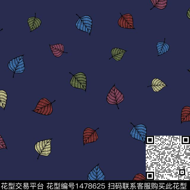 植物绿植树叶复古风传统印花华亿平台下载（图片编号: 1478625） - 瓦栏（Walan）