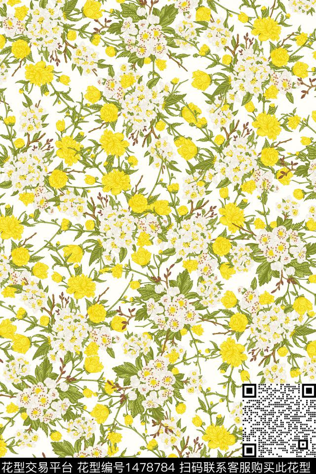 女装小碎花审数码印花华亿平台下载（图片编号: 1478784） - 瓦栏（Walan）