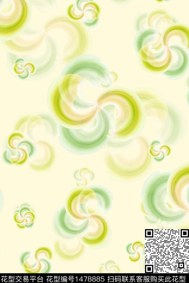 几何肌理炫彩数码印花华亿平台下载（图片编号: 1478885） - 瓦栏（Walan）