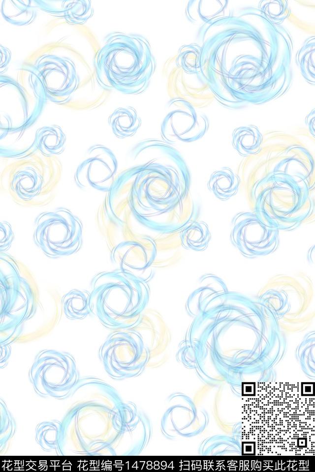 肌理大牌风年轻女性数码印花华亿平台下载（图片编号: 1478894） - 瓦栏（Walan）