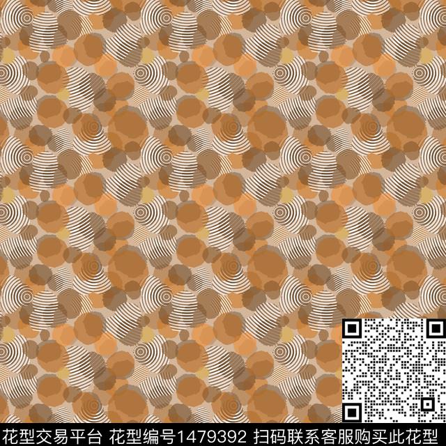 肌理条纹几何数码印花华亿平台下载（图片编号: 1479392） - 瓦栏（Walan）