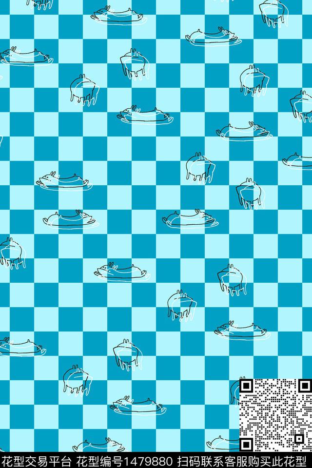 几何大牌风年轻女性传统印花华亿平台下载（图片编号: 1479880） - 瓦栏（Walan）