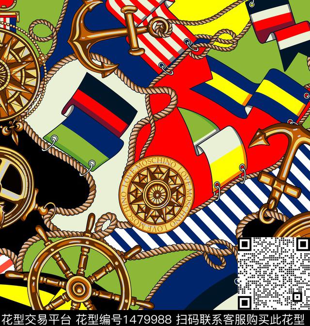 民族风花卉大牌风传统印花华亿平台下载（图片编号: 1479988） - 瓦栏（Walan）