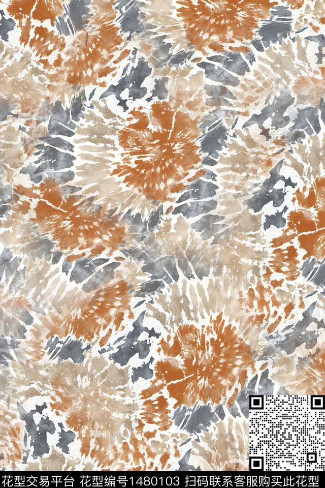 女装花卉中老年数码印花华亿平台下载（图片编号: 1480103） - 瓦栏（Walan）