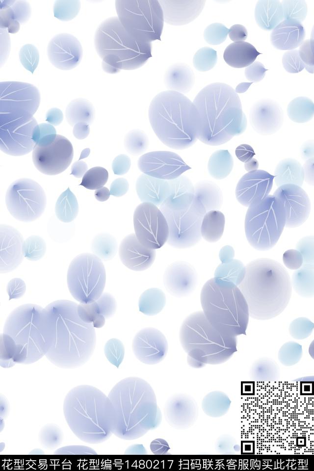 几何花卉大牌风抽象数码印花华亿平台下载（图片编号: 1480217） - 瓦栏（Walan）