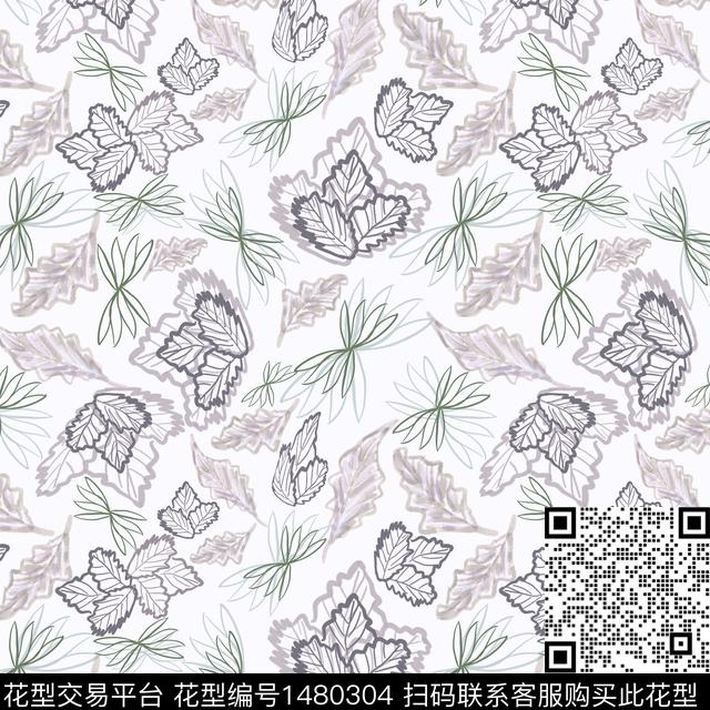 花卉手绘小碎花传统印花华亿平台下载（图片编号: 1480304） - 瓦栏（Walan）