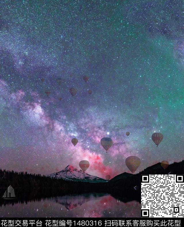 水彩定位花数码华亿平台数码印花华亿平台下载（图片编号: 1480316） - 瓦栏（Walan）