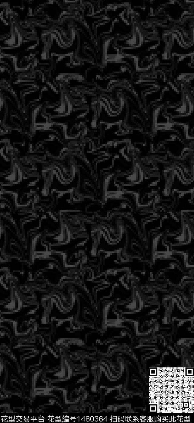 马赛克抽象数码印花华亿平台下载（图片编号: 1480364） - 瓦栏（Walan）