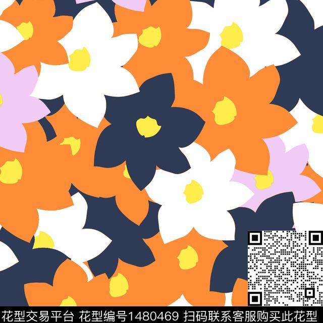 小碎花简单花卉清爽底花卉传统印花华亿平台下载（图片编号: 1480469） - 瓦栏（Walan）