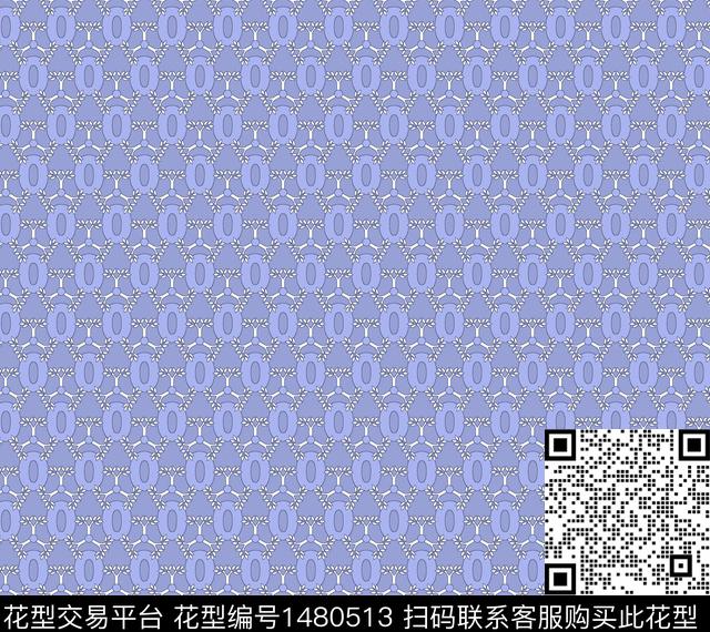 几何字母小碎花传统印花华亿平台下载（图片编号: 1480513） - 瓦栏（Walan）