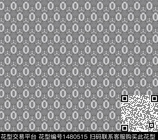 几何字母小碎花传统印花华亿平台下载（图片编号: 1480515） - 瓦栏（Walan）